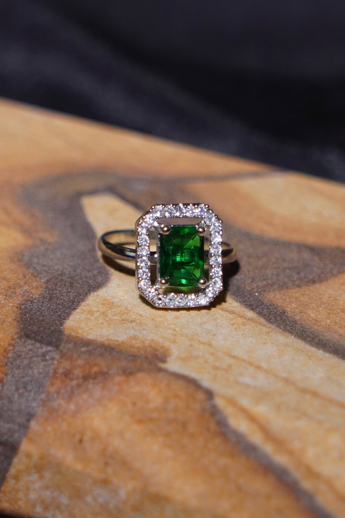 MARIAM- Square Adjustable AD Ring