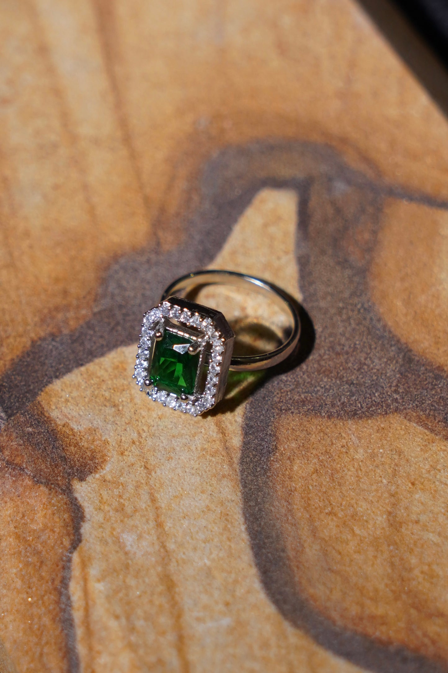 MARIAM- Square Adjustable AD Ring