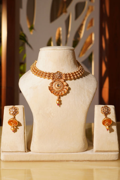 ROOHANI- Antique Choker Set