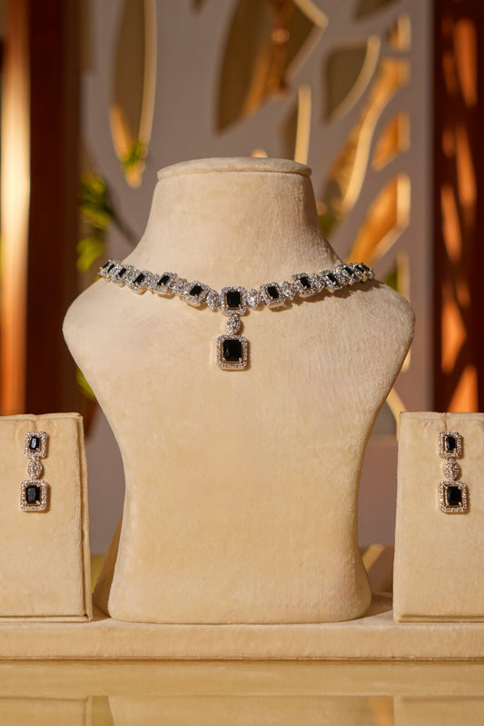 LIANA- AD Diamanté Necklace Set