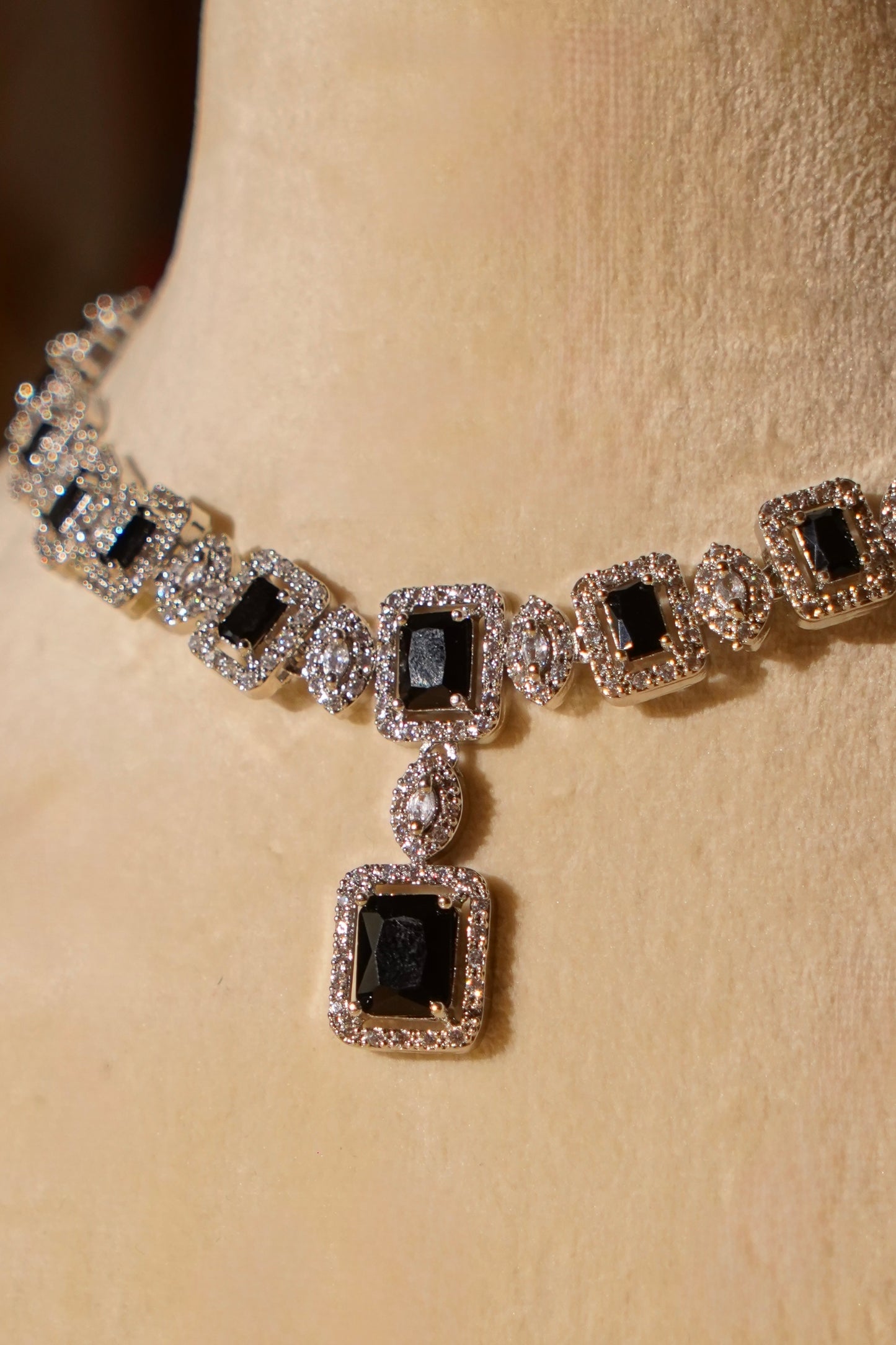LIANA- AD Diamanté Necklace Set