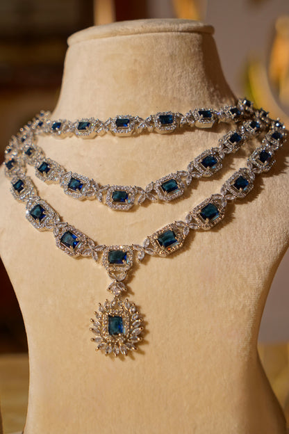 ZARA- Diamanté Accent Necklace Set
