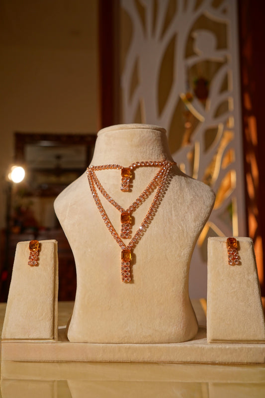 SABA- AD Diamanté Necklace Set