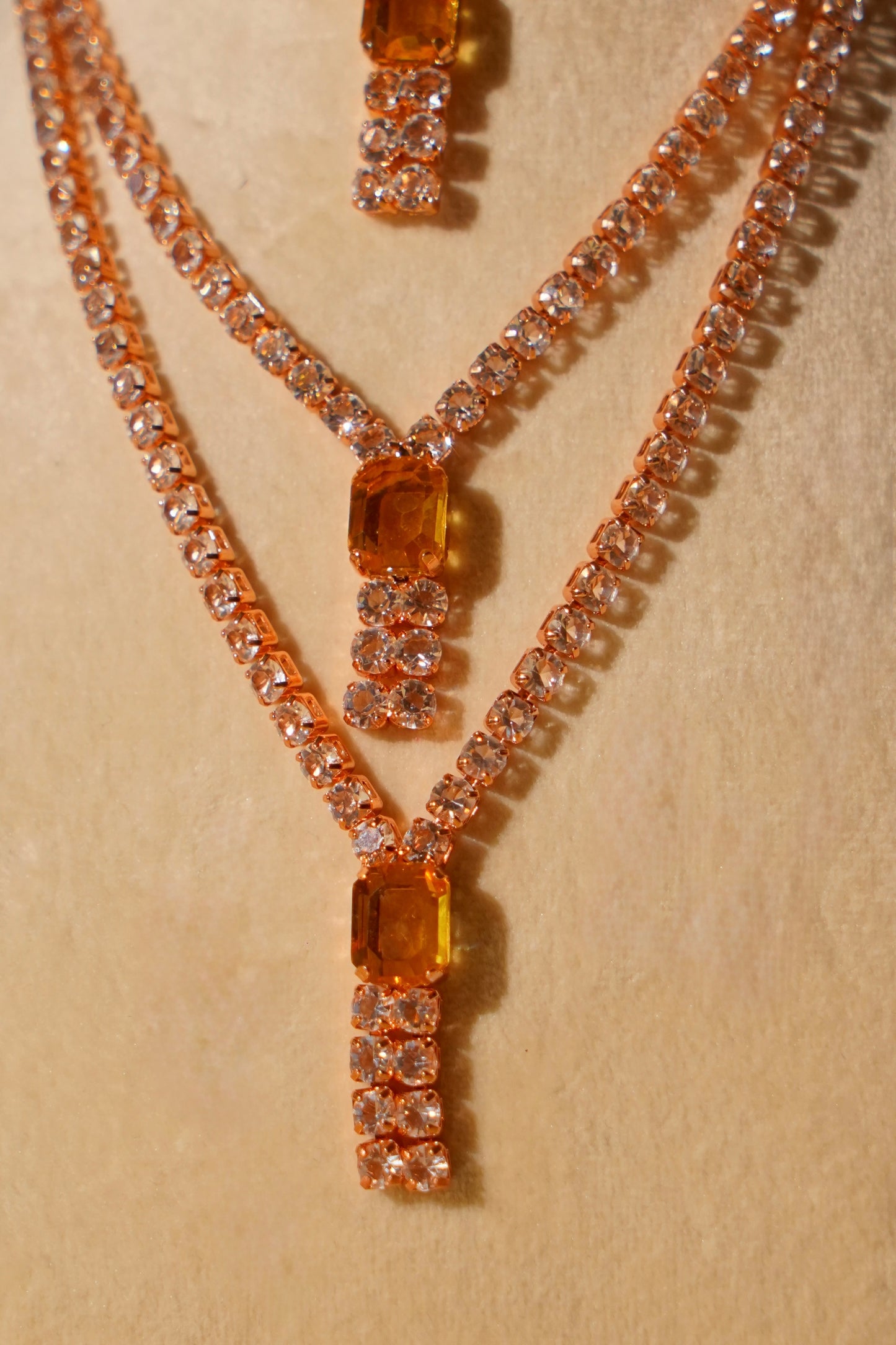 SABA- AD Diamanté Necklace Set