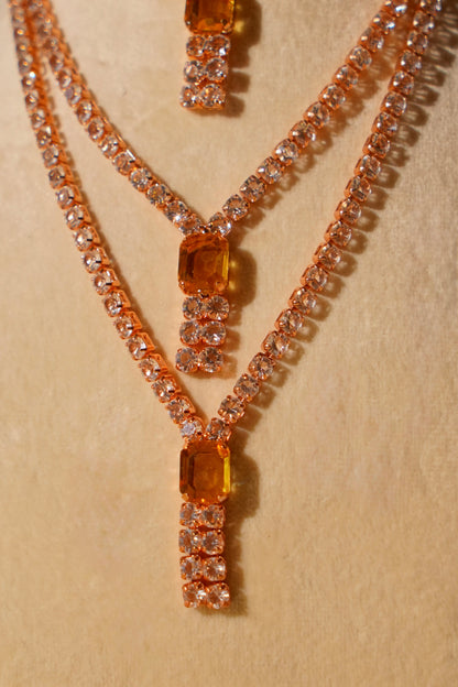 SABA- AD Diamanté Necklace Set