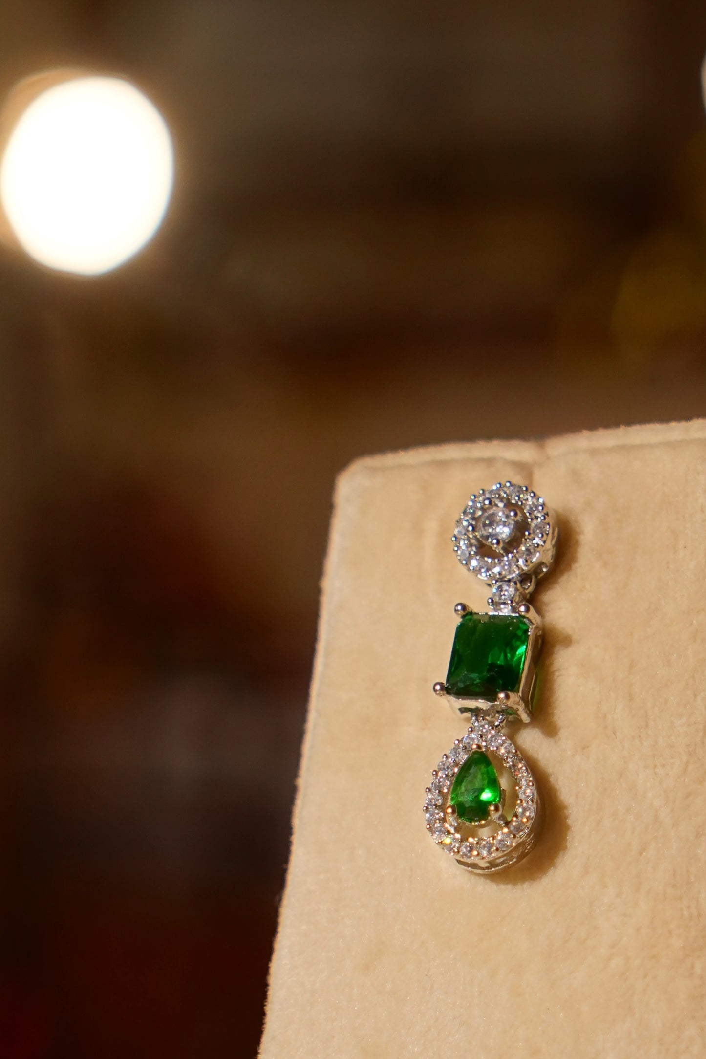 AMISHA- AD Diamanté Necklace Set