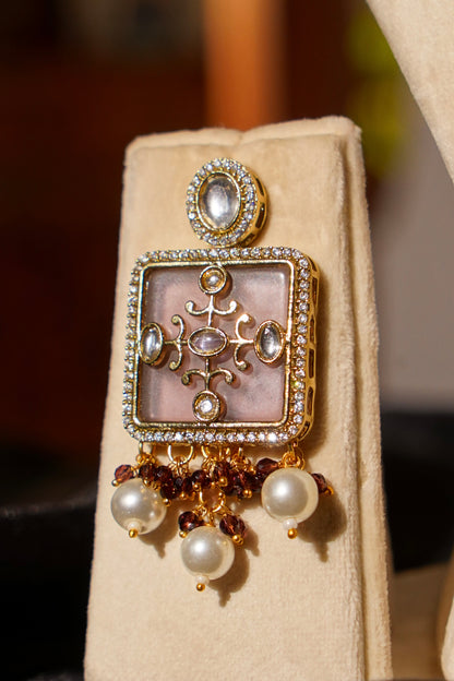 HANIYA- Kundan & Moissanite Choker Set
