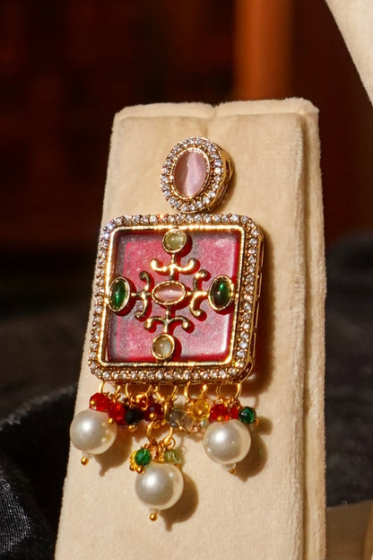 HANIYA- Kundan & Moissanite Choker Set