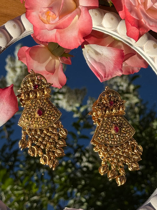 BARKAT- Antique Statement Earrings