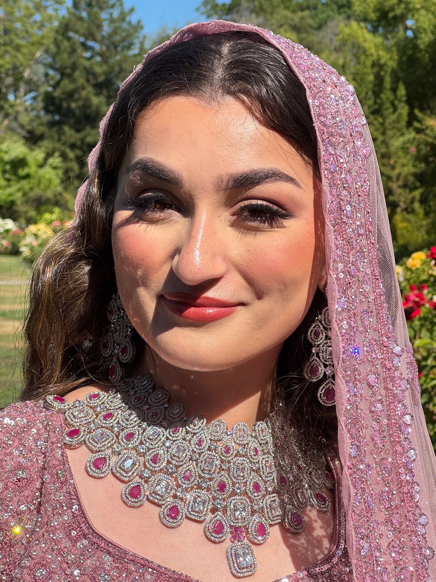 ALIA- Diamanté Accent Necklace Set