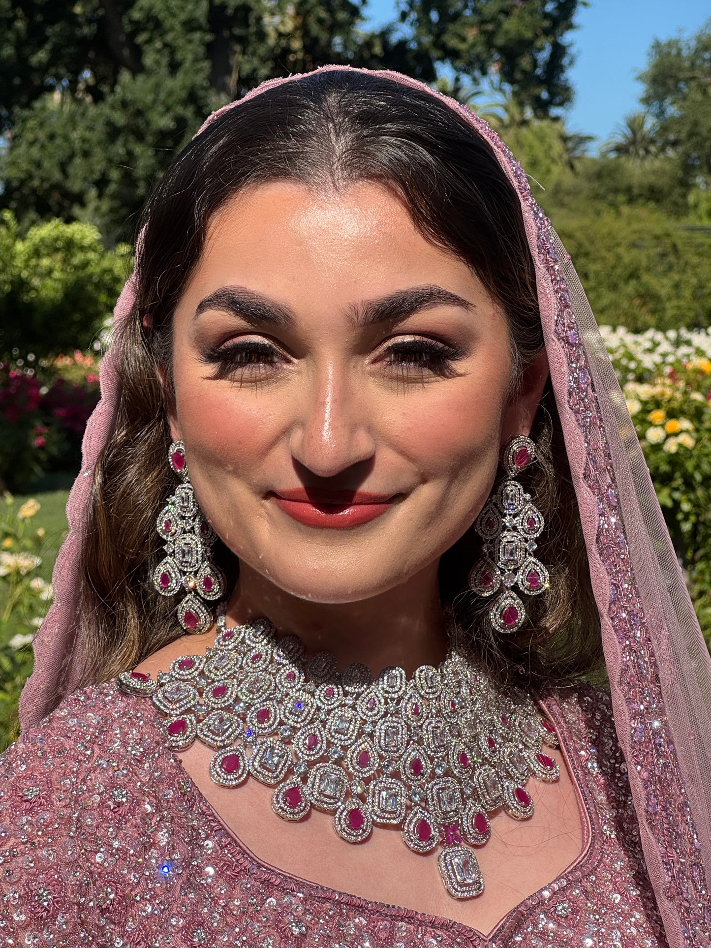 ALIA- Diamanté Accent Necklace Set