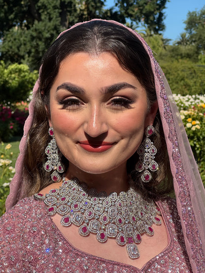 ALIA- Diamanté Accent Necklace Set