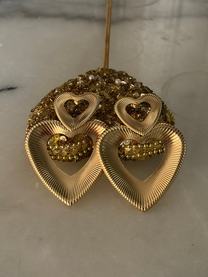 SIENNA Heart Earrings — AFREEN by toor